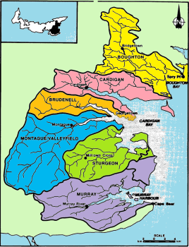 Six primary watersheds of SEA